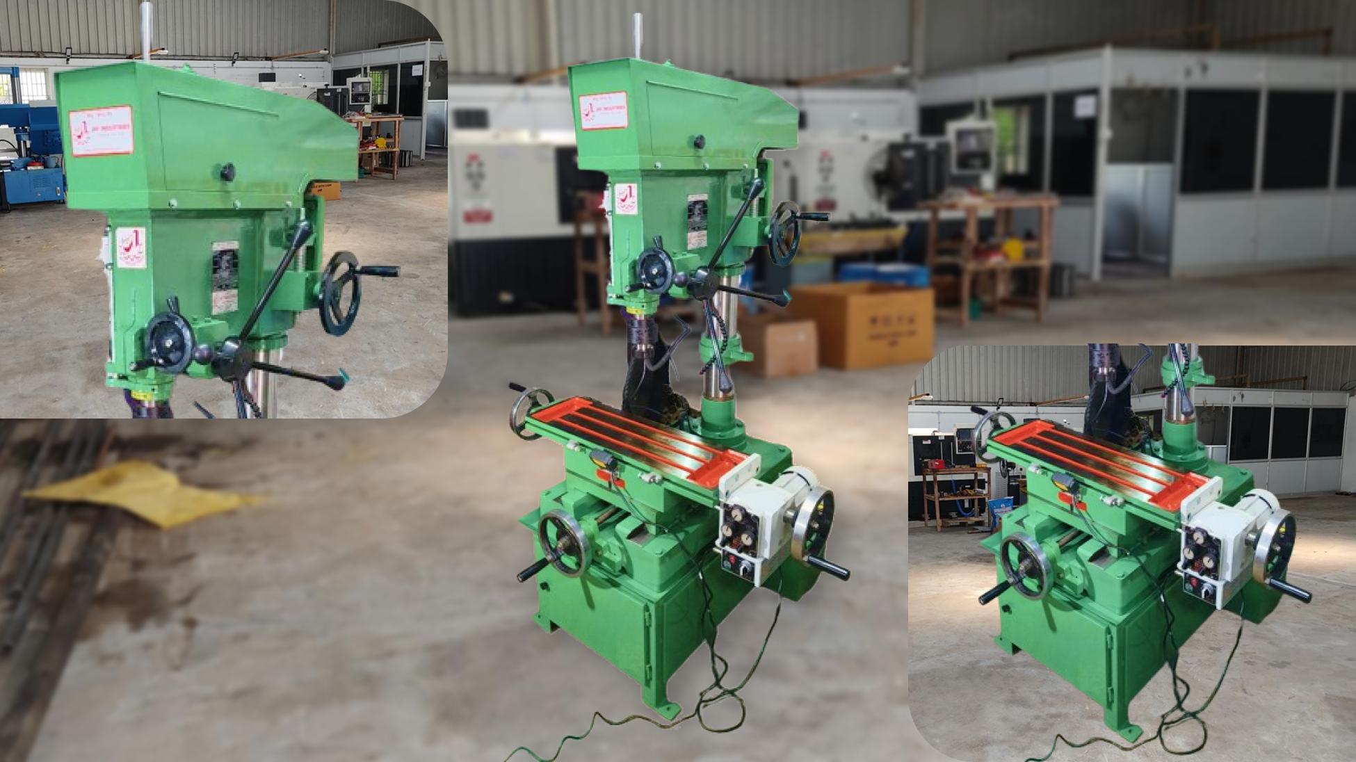 Mill Cum Drilling Machine - Jay Ind. Model 2025